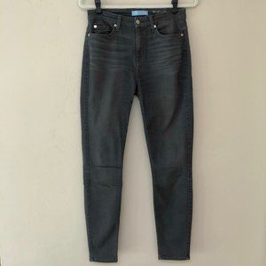 7 For All Mankind b(air) The High Waist Ankle Skinny Jeans